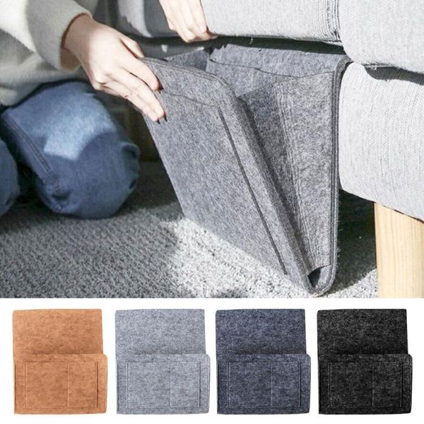 

storage bags felt desk sofa bedside organizer pocket home armrest caddy bag