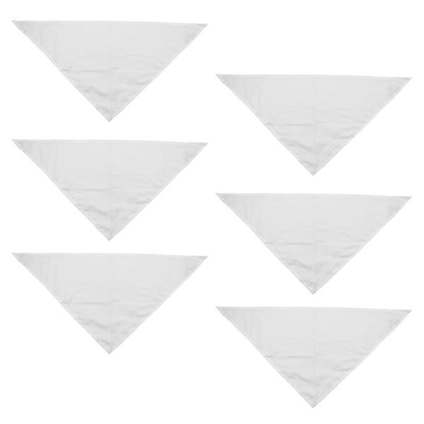 

dog apparel 3pcs white festival pet bibs creative bandanas washable triangle towels