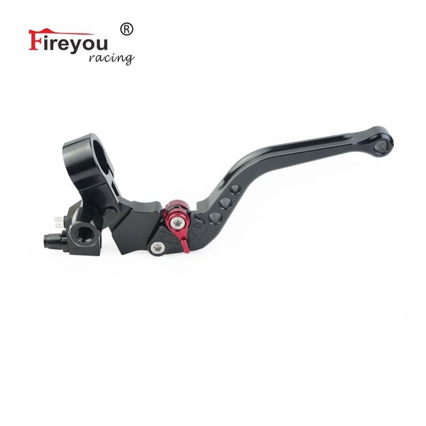 

motorcycle brakes 22mm perch clutch lever left line cable cnc red black scooter for benelli piaggio aprilia niu kymco