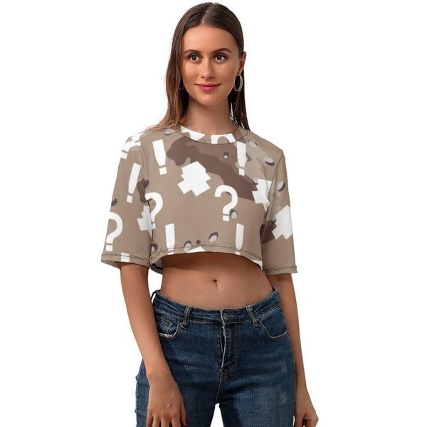 

women's t-shirt metal gear crop t shirt street wear simple woman short-sleeve print o neck polyester tshirt, White