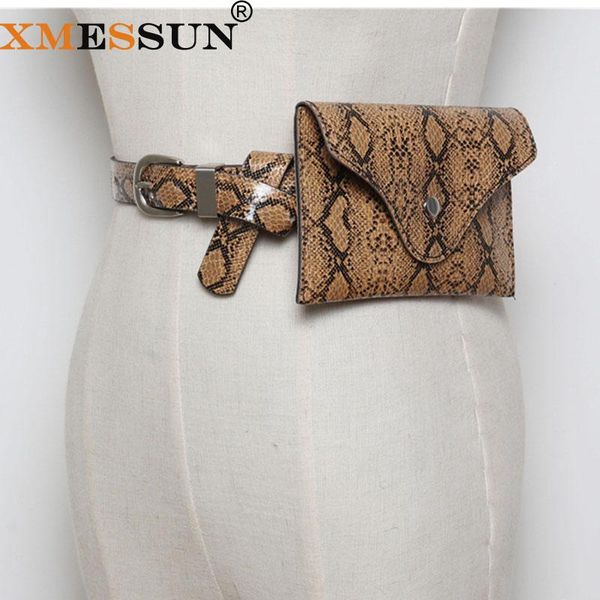 

waist bags xmessun bag retro snake fanny pack print serpentine women fashion python leather 2021 wholesale shiping h24