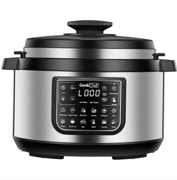 

wholesales food processing equipment household 8l oval led display high pressure cooker.prohibit shelves