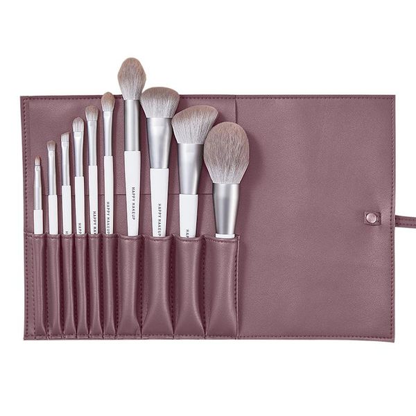 

makeup brush pack 10 hole storage bag portable tool pu bags cosmetic & cases