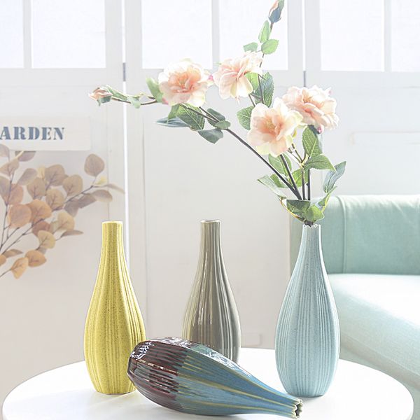 

vases small fresh ceramic vase modern minimalist living room flower vase fake flowers dried flowers floral home decoration ornaments