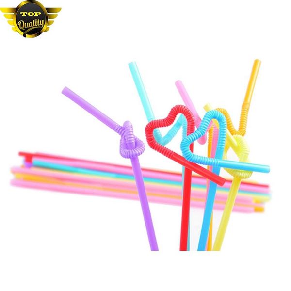 

drinking straws 100pcs flexible straw grade colorful extra long bendy party disposabl cocktail plastic pp bar