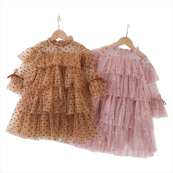 

pink vintage age for girl dress 2 10 years baby girls lace sequins princess costume spring summer cupcake kids frocks, Red;yellow