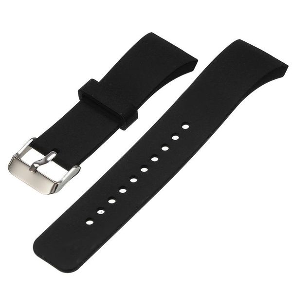 

watch bands for smart watches s2 24mm sport strap waterproof silicone watchband replacement bracelet wristband accessories, Black;brown
