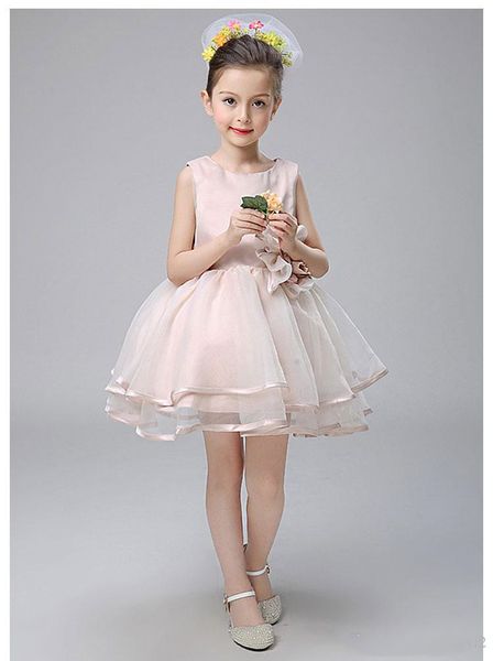 Mädchen Prinzessin Kleid Applikationen Kinder Kleidung Baby Mädchen Tüll Kleid Kinder Kleider für Mädchen Hochzeitskleid Factory Outlets