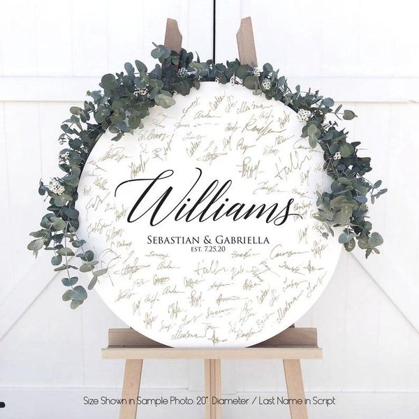 

other event & party supplies wood rustic wedding guest book alternative by custom guestbook last name sign date family
