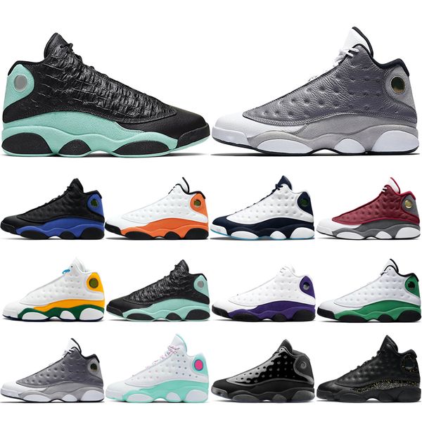 

man basketball shoes 13s classic atmosphere grey aurora green cap and gown gold glitter hyper royal island lakers lucky good starfish red pl