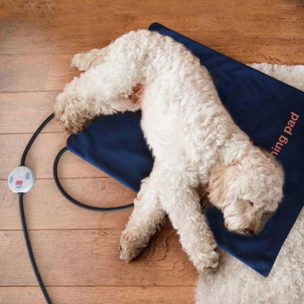 

kennels & pens pet heating pad electric for dog cat human indoor warming mat waterproof adjustable 60cm*45cm