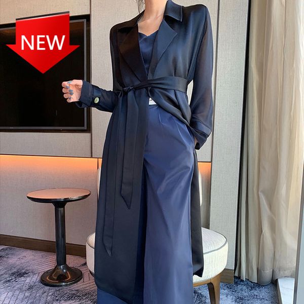 

wool coat soft female cardigan outwear stylish belt, Black