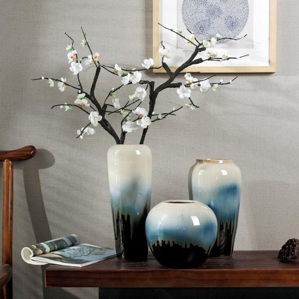 

vases ceramic vase flower pot retro branch planter room wedding decor furnishings