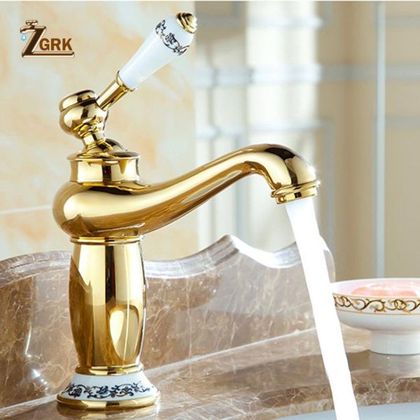 

kitchen faucets zgrk vintage bathroom brass teapot type wash basin faucet antique copper sink mixer tap and cold slt0521