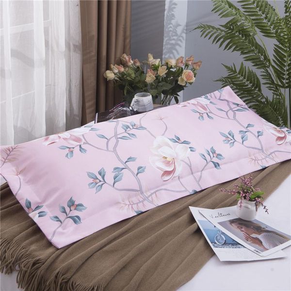 

pillow case home el double long pillowcase cover ice silk satin twin full queen bedroom 1.2m 1.5m 1.8m bedding
