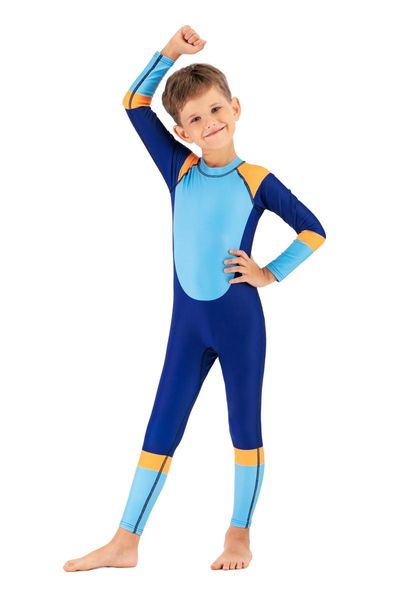 

one-piece suits children surfing diving sets beach clothes swimming wetsuits long sleeve for boys