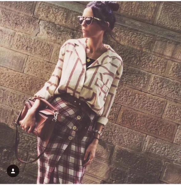 

women's blouses & shirts [7evening] - silk graphic letters print shirt pajama style front pocket detail oversized blouse button up long, White