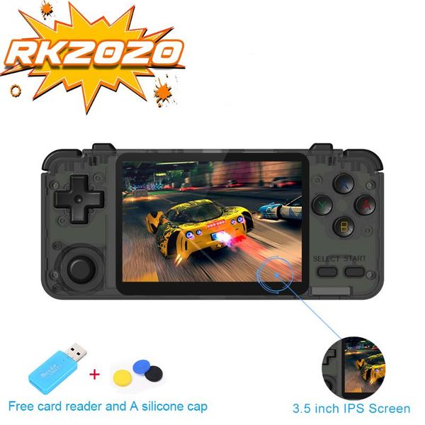 

retro game console 3.5inch ips screen portable handheld player ps1 video rk2021 players