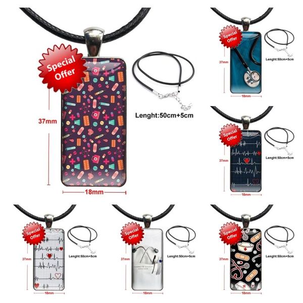 

pendant necklaces health heart glass necklace handmade half rectangle for women deals, Silver