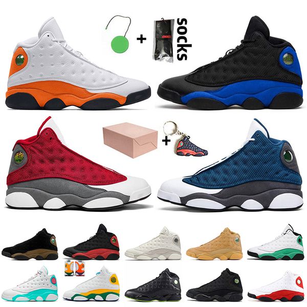 

wholesale with box jumpman 13 mens basketball shoes 13s starfish red flint hyper royal wheat playground chicago playoffs trainers womens sne
