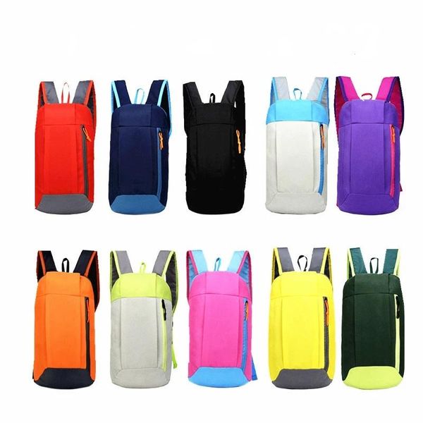 

outdoor bags 10l sports light weight waterproof backpack travel hiking bag zipper adjustable belt camping knapsack men women child