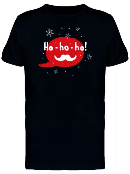 

ho-ho-ho red bubble men's tee -image by shutterstock, White;black