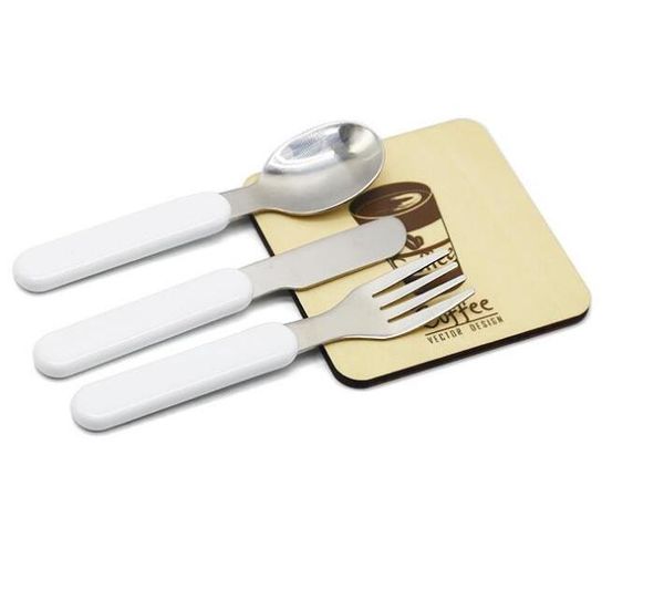 

sublimable printing kids children cutlery set knife fork and spoon#220 party favor