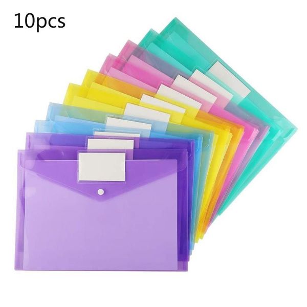 

gift wrap plastic envelopes poly envelopes, 10 pack clear document folders us letter