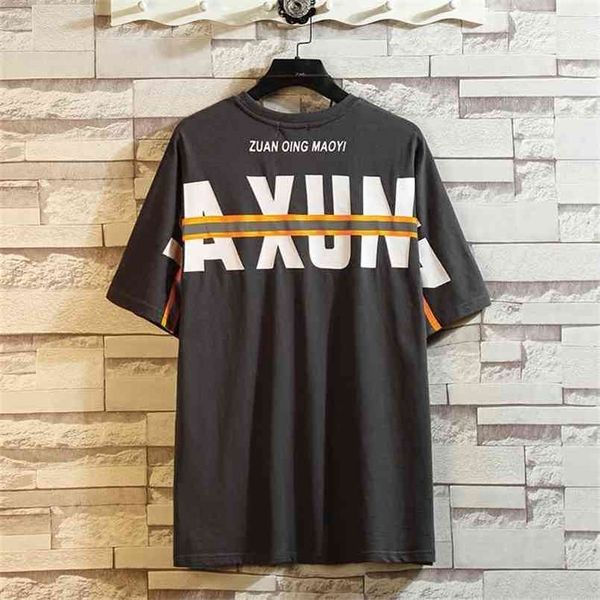 

short sleeve t shirt men's summer white black tshirt tees hip hop punk rock fashion clothes oversize 4xl 5xl o neck 210716