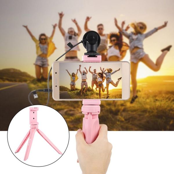 

travel portable detachable camera mount phone clamp for selfie video recording tripods