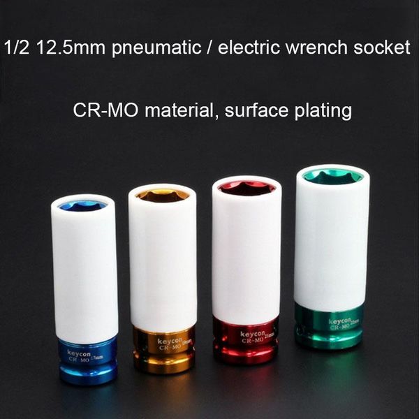 

hand tools 1pcs 1/2 hex socket adapter long sockets 19-22mm deep torque spanner ratchet wrench auto repair