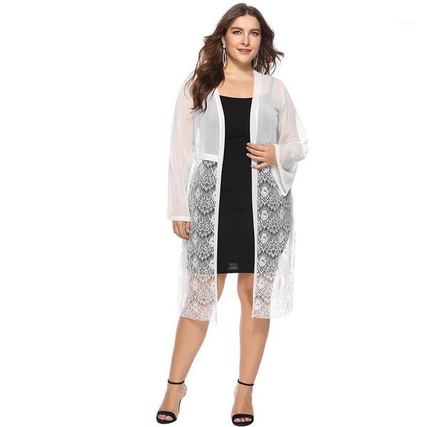 

women's sweaters spring hollow out cardigans women long sweater knitted lace rebecas mujer crochet casual ladies plus size, White;black