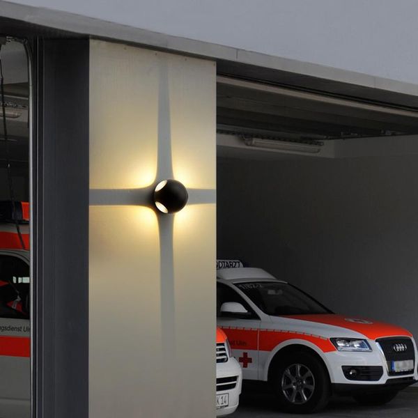 

wall lamp 12w ip65 waterproof modern led aluminum garden lights outdoor lighting balcony hallway front door decoration