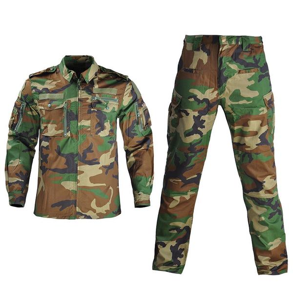 

hunting sets military tactical uniform shirt + pants camo camouflage combat us army men's clothing suit clothes man