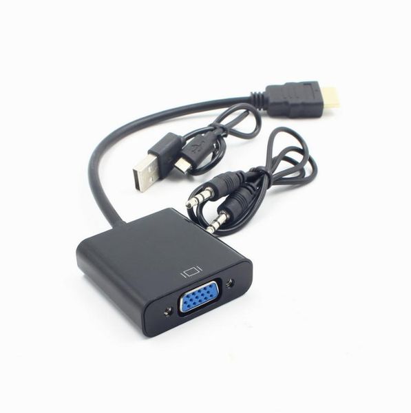 

audio cables & connectors dhl or fedex 100pcs to vga adapter male female converter 1080p digital analog video for laptablet