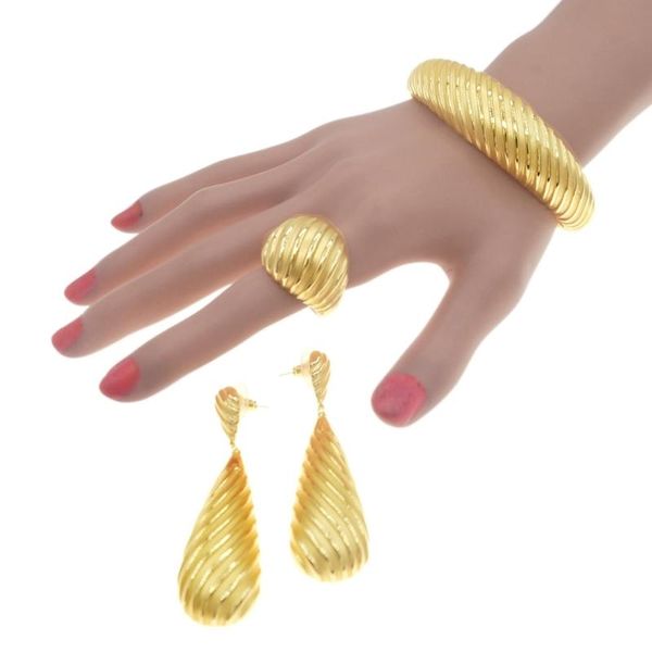 

earrings & necklace yulaili irregular shape jewellery set and italian gold fashion temperament ladies' dinner party sets, Silver