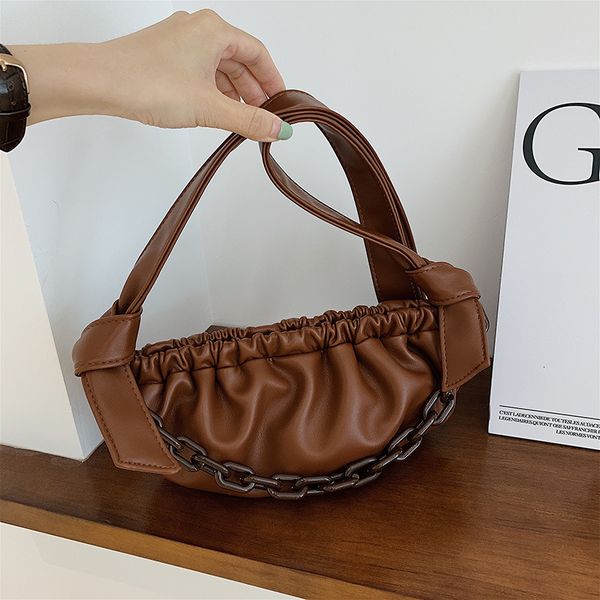 

bag design wrinkled dumpling bag single shoulder cloud 2021 fashion portable women's armpit