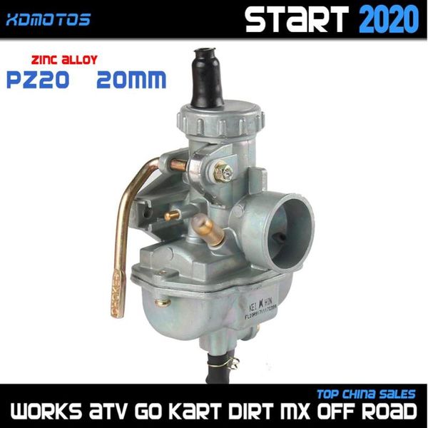 

20mm pz20 carburetor zinc alloy carb for taotao ssr orion 70cc 90cc 100cc 110cc dirt pit bike atv quad go kart keihi motorcycle fuel system