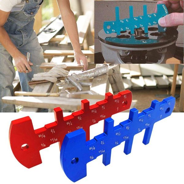 

height gauge imperial inch template aluminum alloy diy woodworking tool professional hand sets