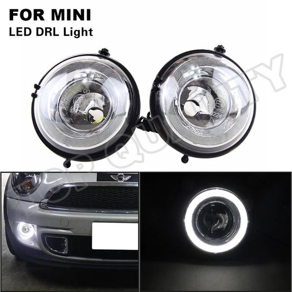 

emergency lights car led daytime running drl light lamp for mini cooper fog r55 clubman r57 convertible r56 r58 coupe r59 r60 r61