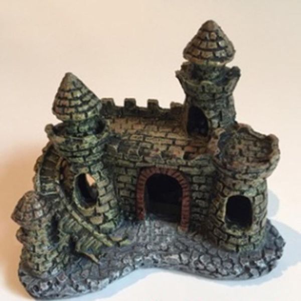 

resin artificial fish tank decorations landscaping for aquarium rock cave building decoration accessorie