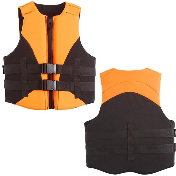 

life vest & buoy kids neoprene boating drifting safety jacket swimwear for children watersports swim surf beach pool suits
