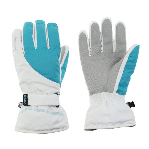 

ski gloves runature winter thermal men women snowboarding cycling hiking snow sports waterproof terylene two colors combination