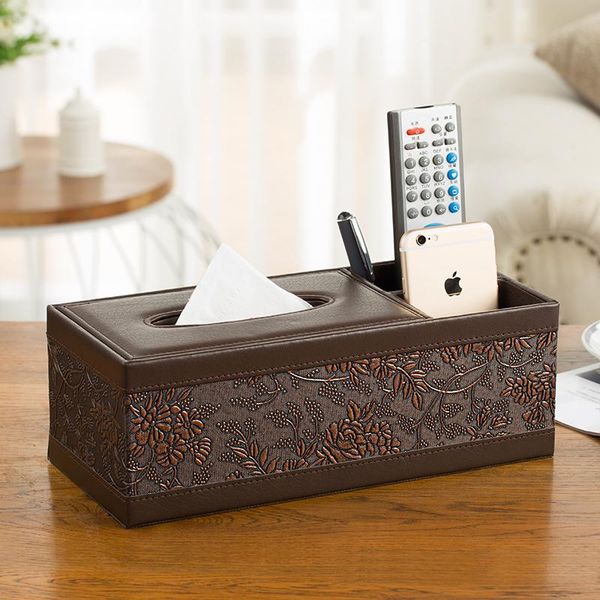 

tissue boxes & napkins leather decoration luxury desk accessories classic europe cajas decorativas almacenaje modern box bd50tb