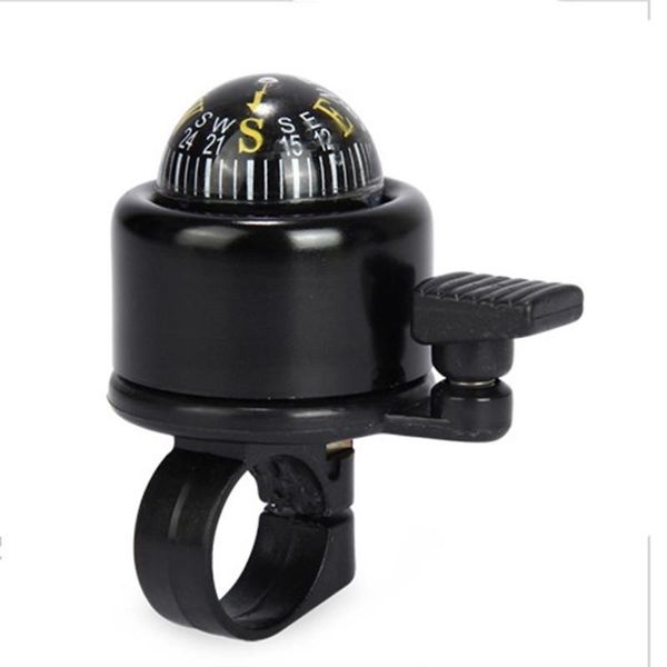 

bike horns 1pc multi colors aluminum alloy bicycle bell with compass alarm horn mountain accessories