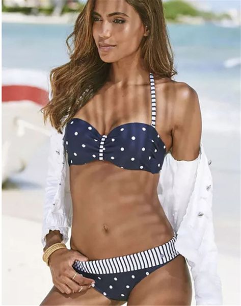 

2021 bikini set bandage swimsuit women brazilian swimwear female halter bathing suit push up swimming suit beachwear