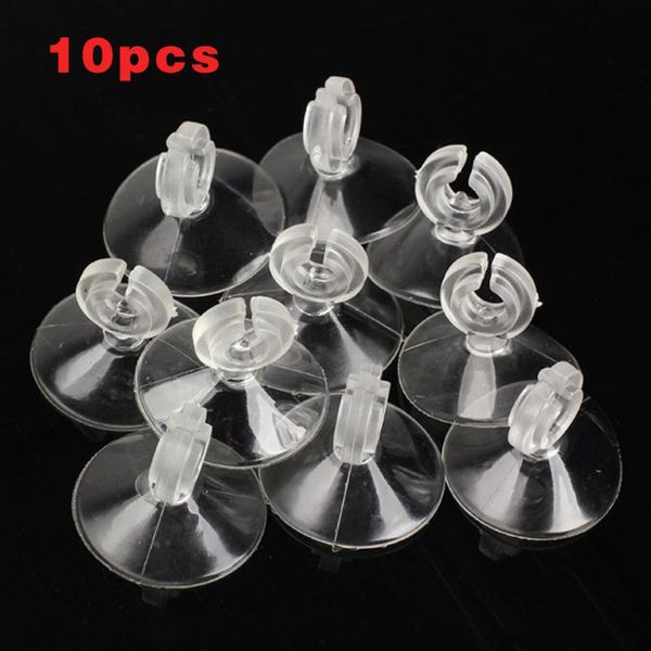 

decorations 10 pcs/set aquarium sucker suction cup for 4/6mm air line pipe tube wire holder fp8 dc29
