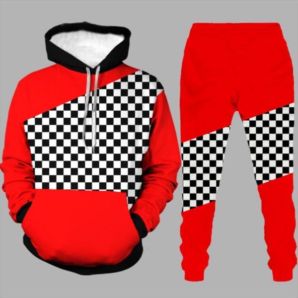 

fahion 3d hoodie set print mens tracksuits fashion fine pattern full outdoor leisure sets, Gray