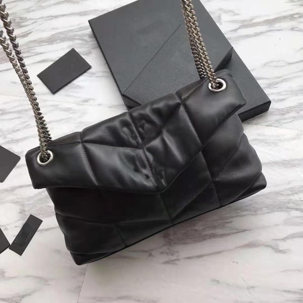 

handbag wallet ladies handbag professional designer messenger bag lambskin bag soft leather double chain retro diamond one shoulder cloud ba
