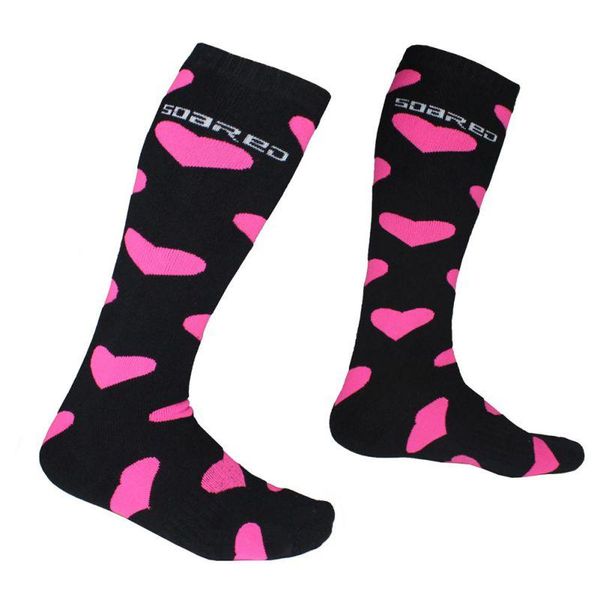 

sports socks men women winter thick thermal warm long ski 2021 for snowboarding towel, Black
